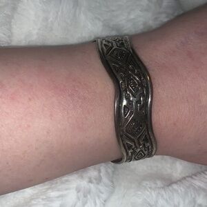 Aztec style cuff bracelet